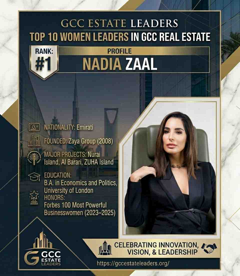 Nadia Zaal GCC Real Estate Leader