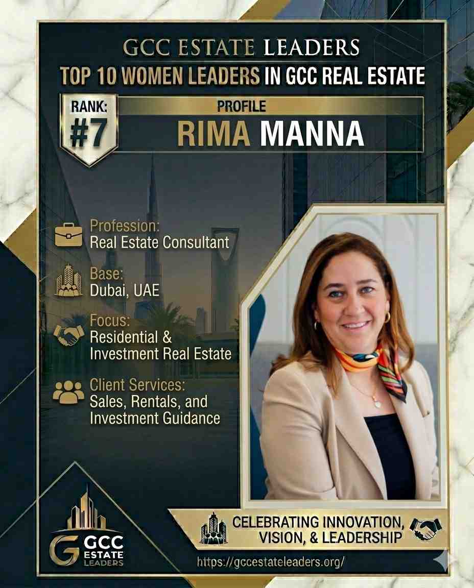 Rima Manna GCC Real Estate Leader
