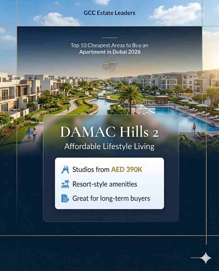 7. DAMAC Hills 2 Akoya — Affordable Space at the Southern Edge
